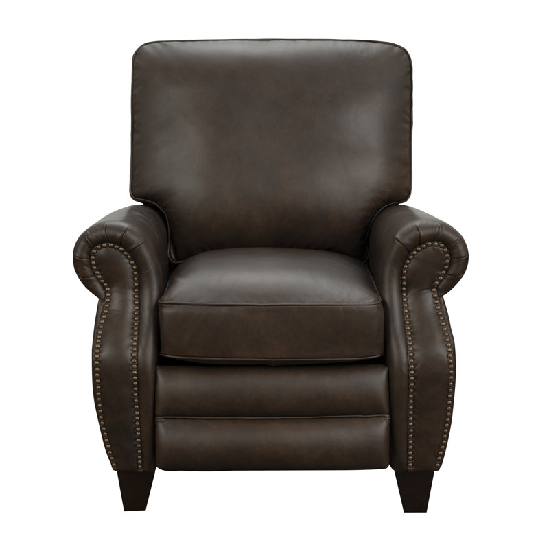 Canora Grey Reynold Leather Manual Recliner Wayfair